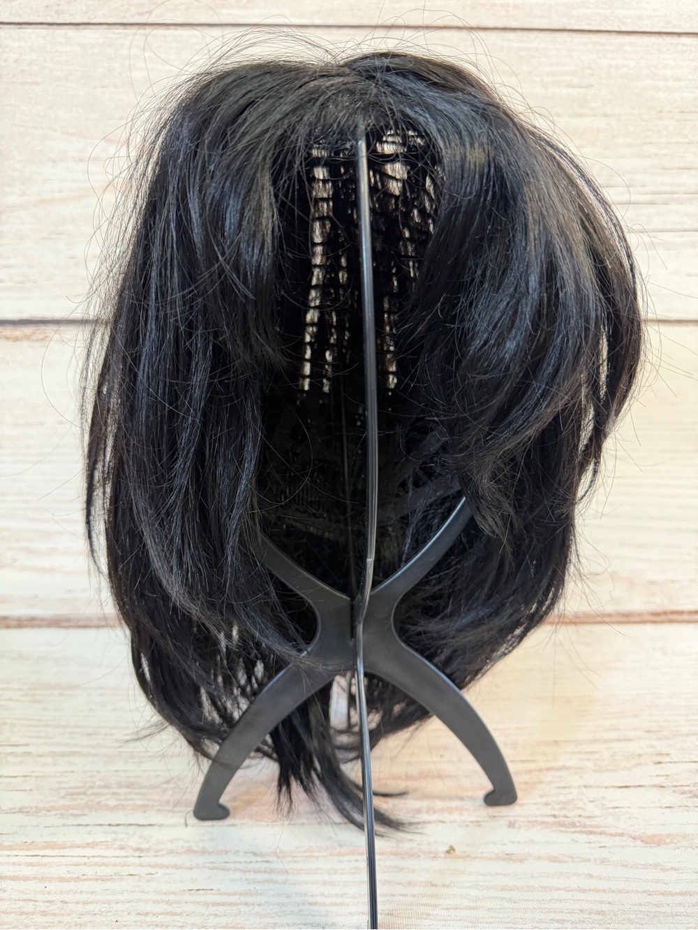 Black Costume Wig - Natural-Look